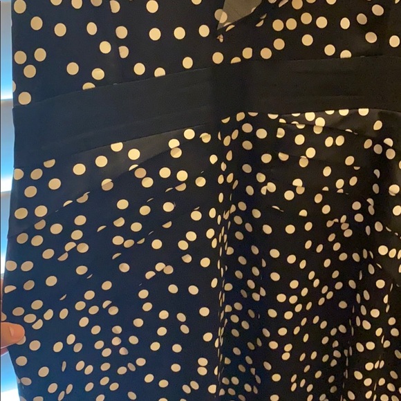 Black polka dot dress - Picture 3 of 4